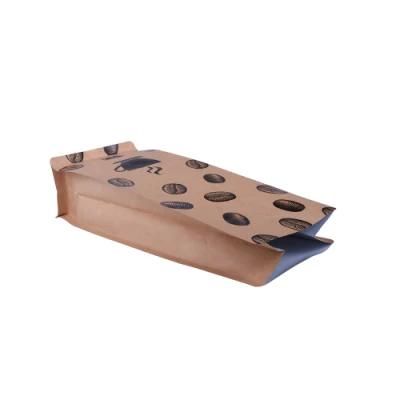 Eco Friendly Comopostable Gusset Coffee Bag with Valve