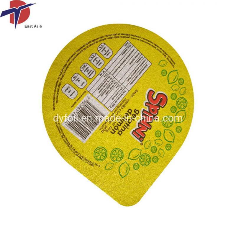 Food Grade Aluminium Lids for PP Yogurt Cups