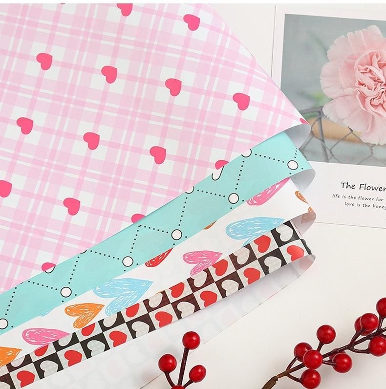 Custom Printed Variety Fancy Populay Design Printed Classic Coated Paper Gift Wrapping Craft Paper 80GSM or 100GSM Cmyk Printing