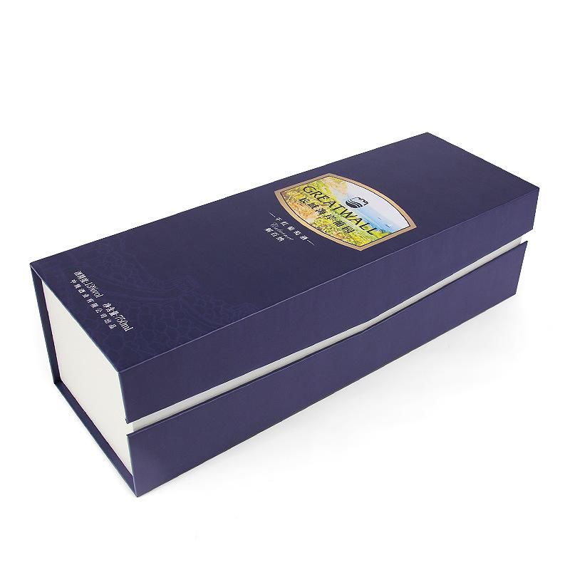 Firstsail Wholesale Custom Paper Cardboard Premium Empty Single Wine Glass Gift Box