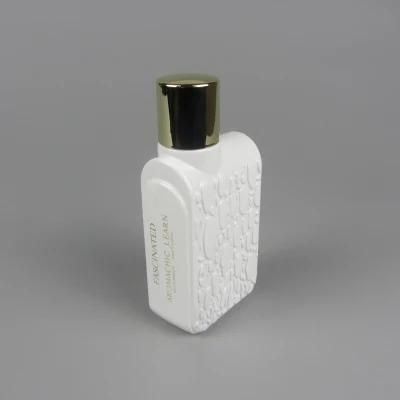 Clear Diamond Shape Glass 100ml Perfume Bottle with Your Logo