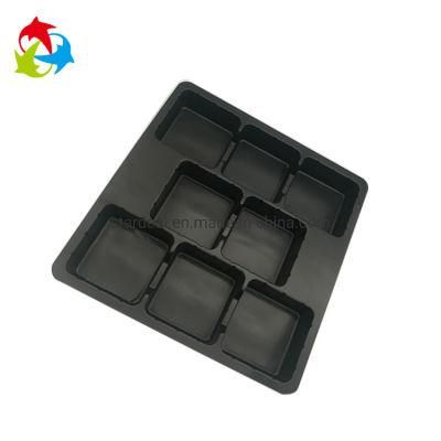 Custom Made Black Chocolate Biscuit Plastic Blister Tray