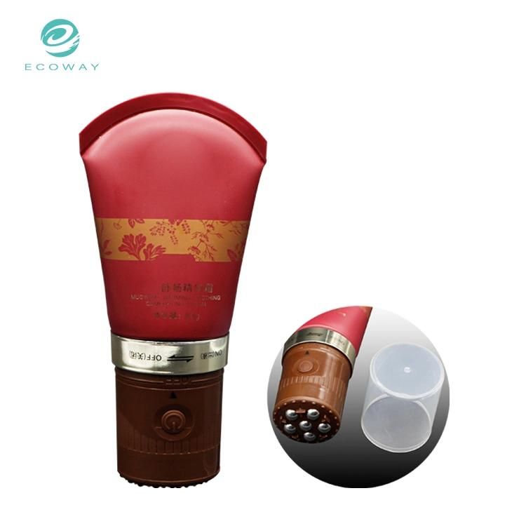 New Style 150ml Soft Tubes Cosmetic Massage Soft Tube Shock with Roller Ball