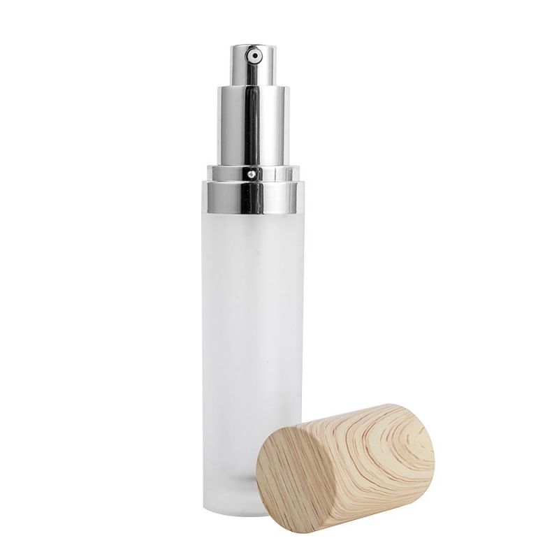15ml 30ml 50ml Cylinder Acrylic Cosmetic Lotion Bottle