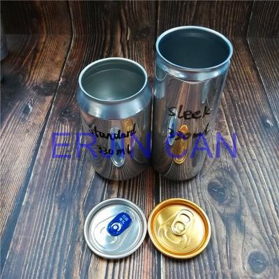 Erjin Aluminum Can Standard Sleek Fit 330ml 11.15oz 11.3oz 330cc 11.3 Oz Ounce for Beer