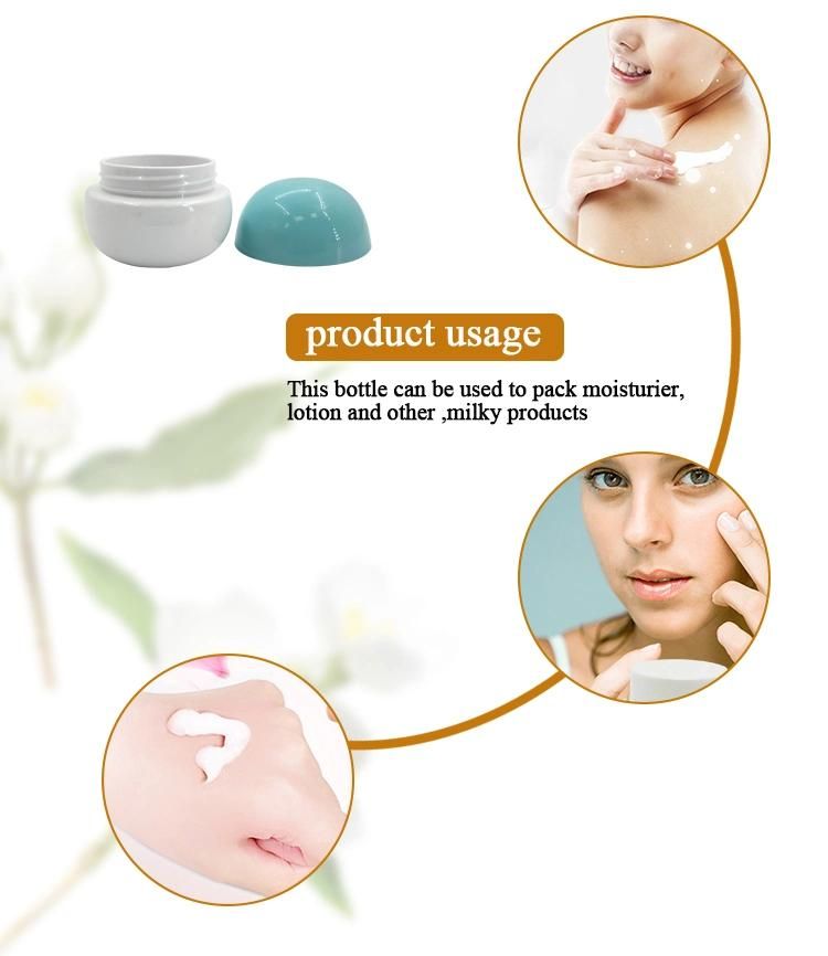 Colorful Round Plastic Cream Jar for Skin Care