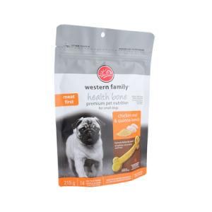 100% Compostable Stand up Pouch for Pet Snack Organic Dog Food Packaging Matte Printing Plastic Biodegradable Bag with Customized Logo Printed