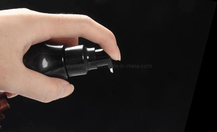 China Glass Pump Bottle with Lotion Head