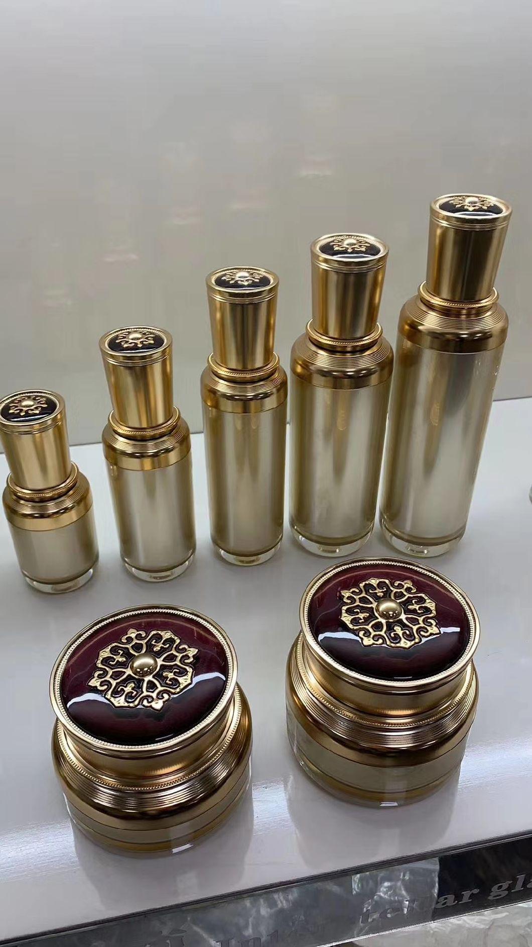 Ds015 Luxury Cosmetic Bottle Set Oz Glass Bottle Containers with Packaging Have Stock