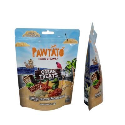 PE Recyclable Pet Food Treats Snack Packaging Bags