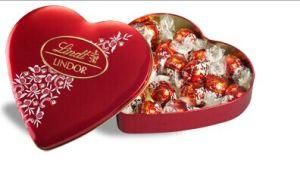 Heart Tin Box for Chocolate Packaging