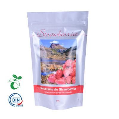 Eco Friendly Compostable Zipper Bag 100% Biodegradable Plastic Bag