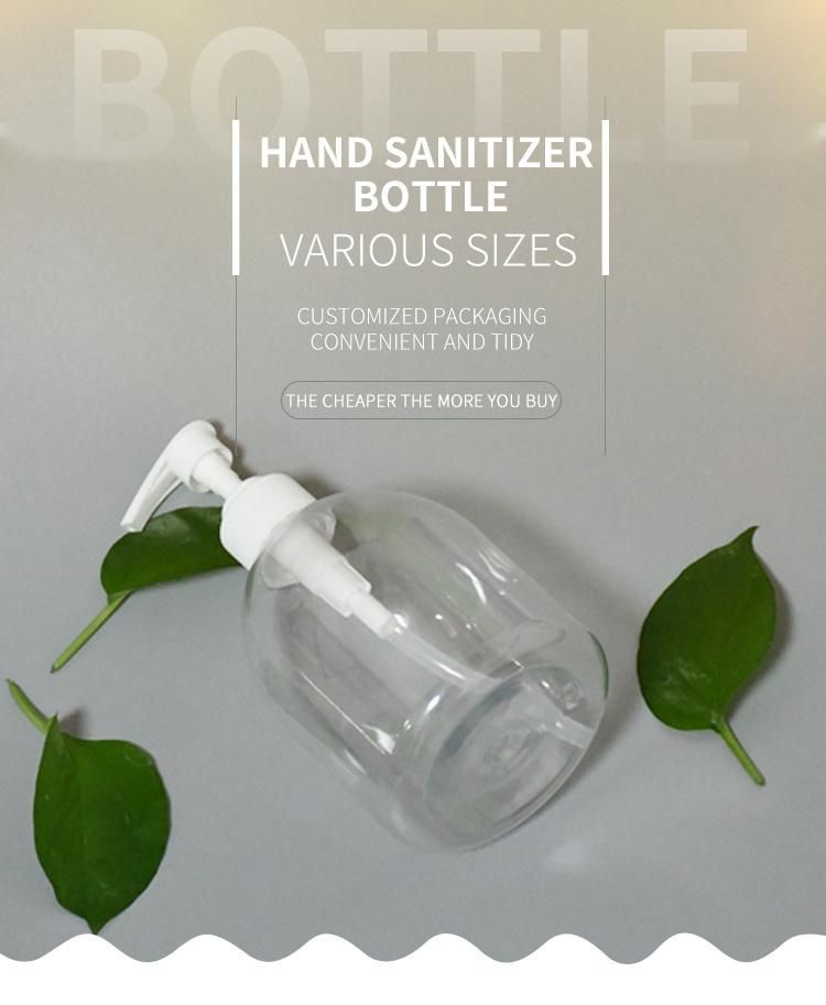 Empty Bottles Plastic Spray Bottles 500ml Plastic Bottle with Pump