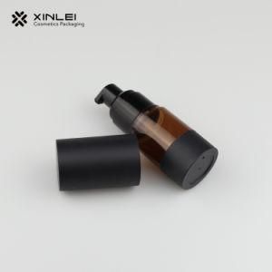 30ml 1oz Plastic Airless Beauty Packaging Round Bottles