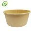 Kraft Paper Salad Bowl Eco Friendly Food Packing Box Kraft Pails Paper Bowl Without Lid