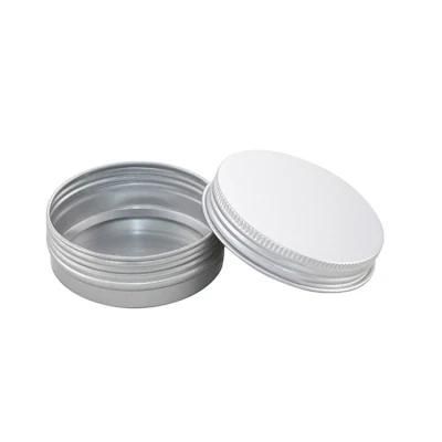 30 40 45 50 60 80g Empty Aluminium Cosmetic Pot Jar Tin Container Silver Sample Lined EPE Insert