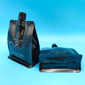 Stand up Spout Pouch for Hair Lotion, with Square Bottom or Side Gussets, with Different Nozzles