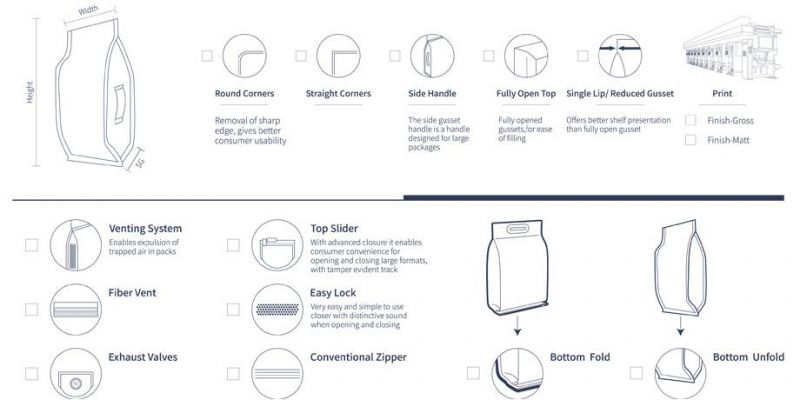 10kg 15kg 20kg Pet Dog Food Plastic Packaging Bag