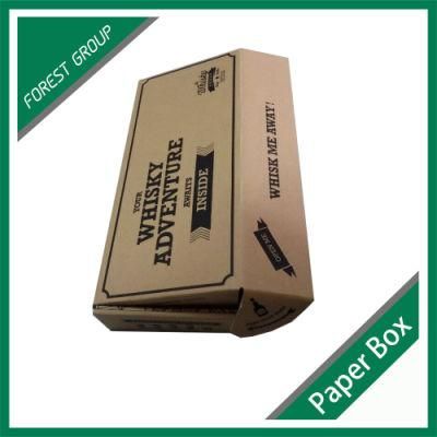 Flexo Printing 6 Bottles Paper Box with Foam Lining