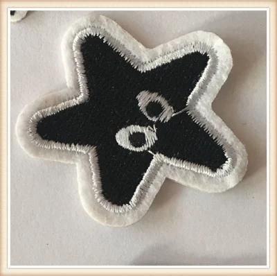 Custom Promotion Woven Label Badge for Garment Accessories