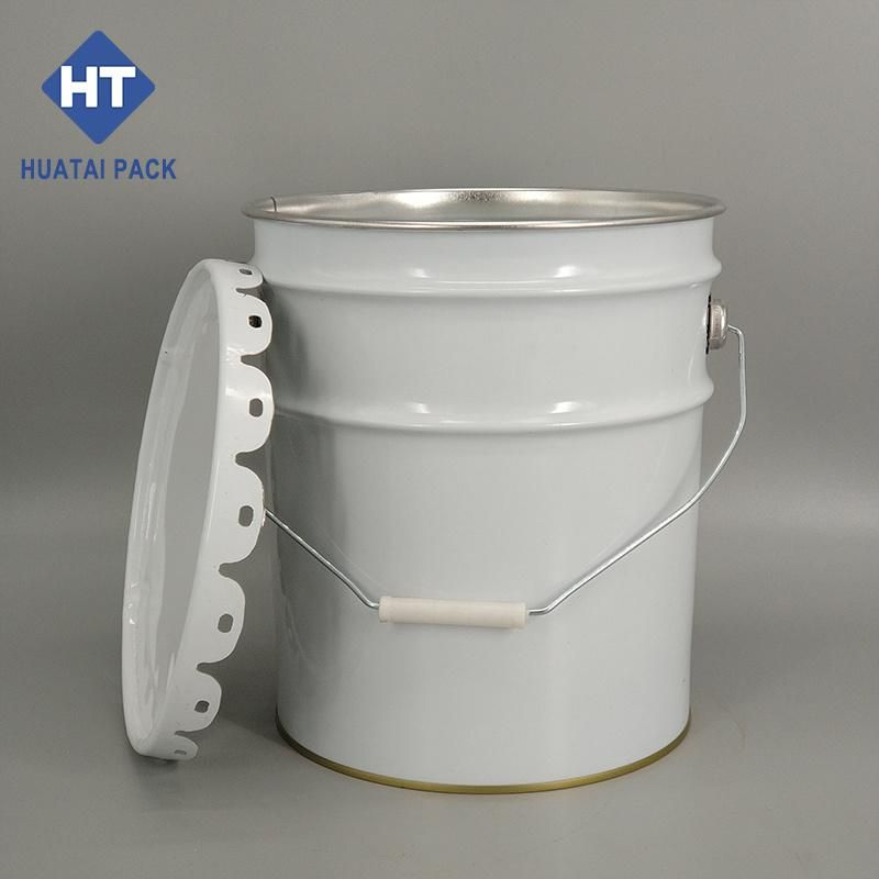 10L Flower Lid Metal Pail for Paint/Chemcial/Solvent