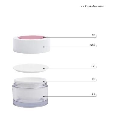 New Design 50ml Cylinder as Cosmetic Cream Jar Skin Care Packaging