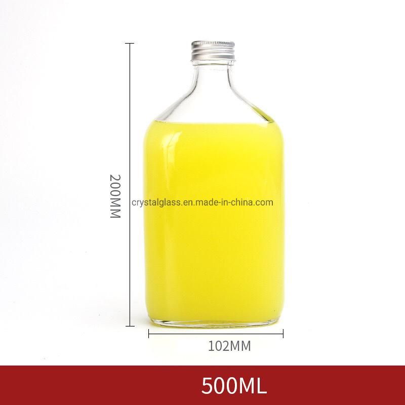 100ml 200ml 250ml 350ml Wine Whisky or Spirits Pocket Flask Bottle with Screw Cap