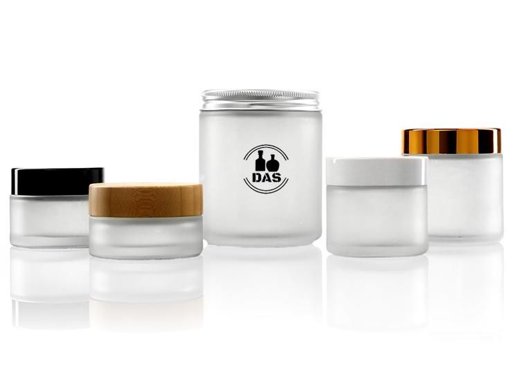 50ml 100ml 120ml 150ml 200ml 4oz Cosmetic Packaging Clear Pet Plastic Cream Jar with Plastic Lid