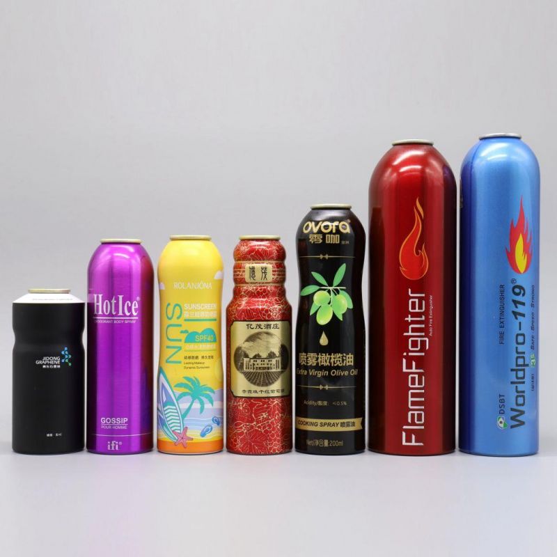 High Pressure Empty Aluminium Cans for Aerosol Fire Extinguisher