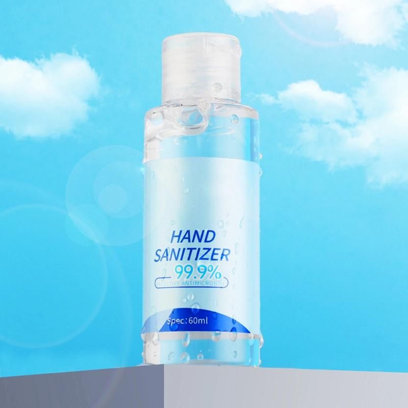 Custom 60ml Pet Empty Packaging Hand Sanitizer Gel Bottle (B005-1)