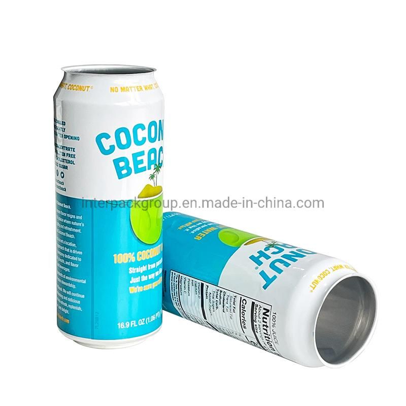 Wholesale Empty 500ml Aluminum Cans Beverage Cans with Soda Can Cover