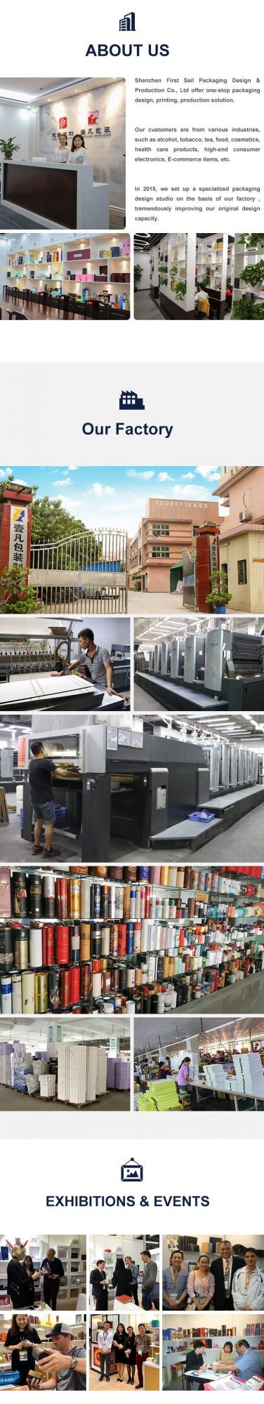 Glossy Lamination Cardboard Cylinder Poster Storage Paper Tubes Packaging for Poster Painting Collection