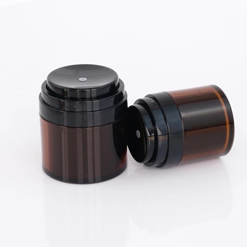 New Cosmetic 50g Plastic Airless Pump Spray Jar for Skin Care Cream