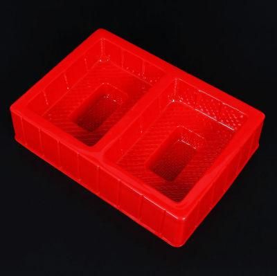 Custom Cosmetic Plastic Packing PS Flocking Tray