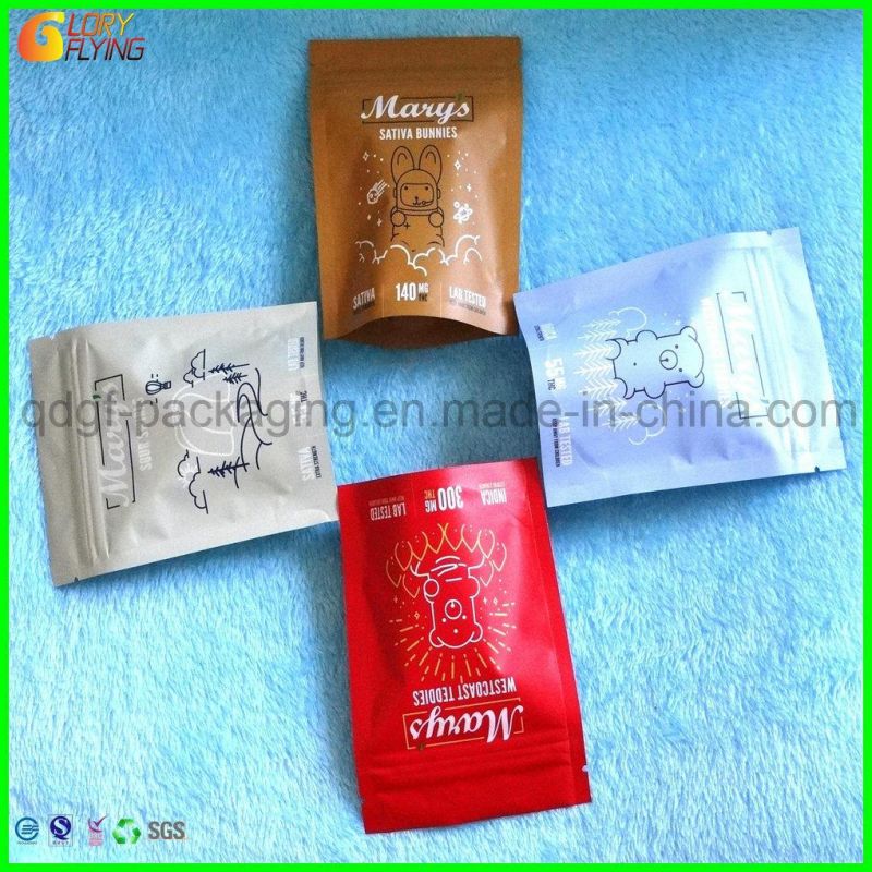 Small Stand up Bag with Zipper for Packing Medical Products