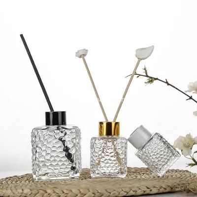 200ml Square Glass Aromatherapy Bottles with Wooden Screw Cap