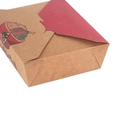 Takeaway Disposable Bento Food Storage Lunch Packaging Gift Paper Boxes