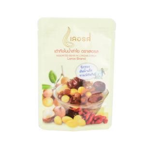 Plastic Food Stand up Pouch Bottom Composite Aluminized Zipper Zip Lock Ziplock Coffee Bean Powder Snack Nuts Packaging Bag with Euro Hole