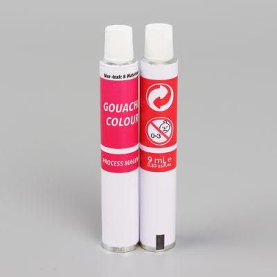 Empty Squeeze Colour Paint Tube Aluminum Cosmetic Tube 10ml 20ml 30ml