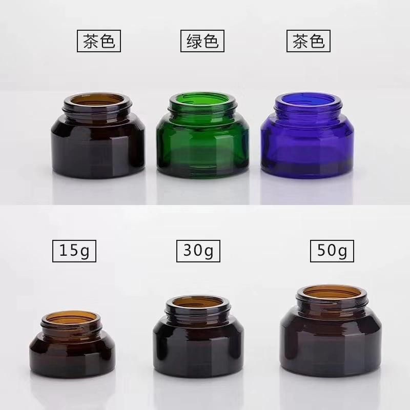 Ds012 High Quality Glass Facial Cream Empty Bottle Have Stock