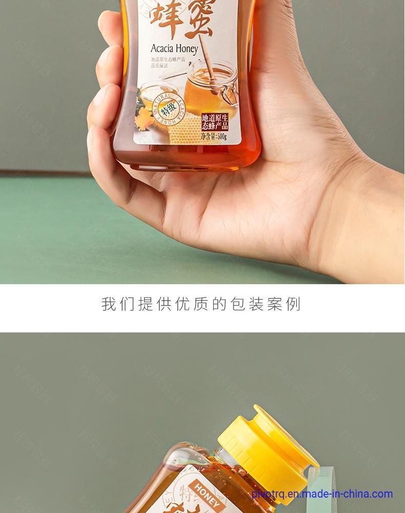 250g 500g 8oz 16oz Plastic Honey Syrup Beverage Bottle Manufacture