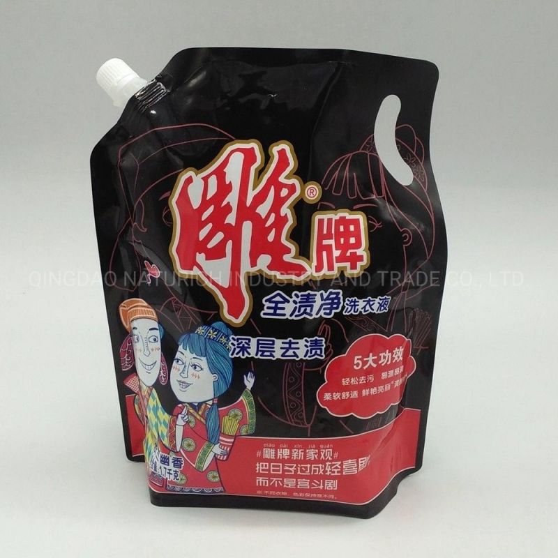 500ml 750ml 1L-5L Stand up Spout Bag for Washing Liquid Packaging Doypack Pouches Mylar Bags