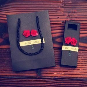 Wholesales Lipstick Tube Box Bag for Packaging Fancy Paper Bag Cosmetics Box with Flowers