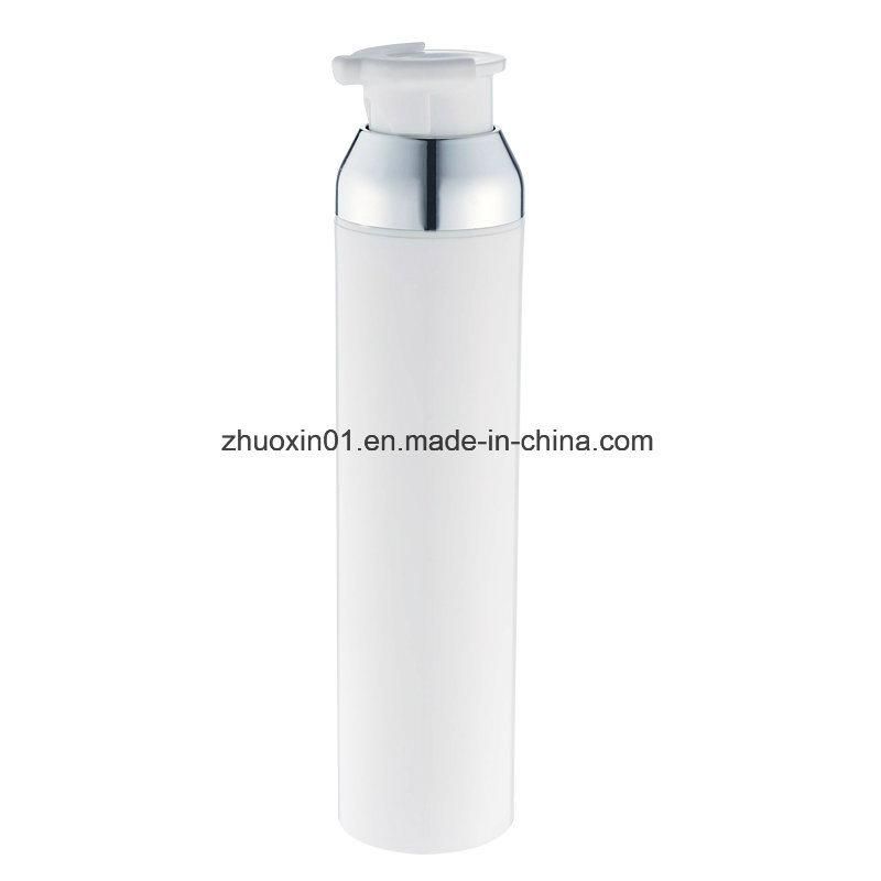 aluminium Collar Cosmetic Plastic Bottle for Body Sunlock
