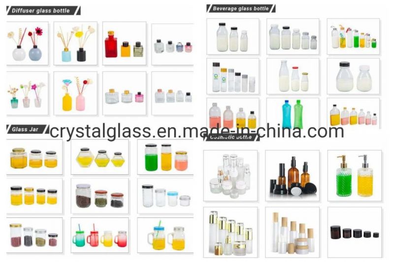 250ml Clear Empty Drinking Milk Glass Bottle