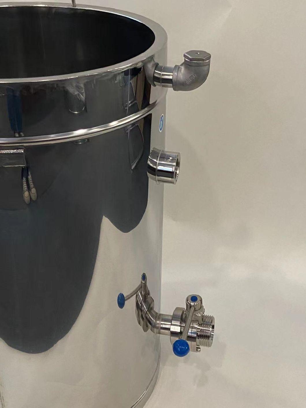 Processing Stainless Steel Honey Bucket