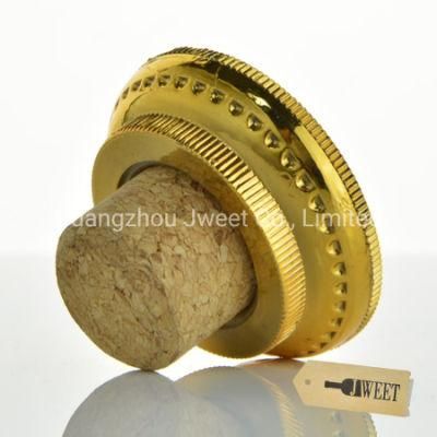 Gold Plastic Bottle Cork for Vodka