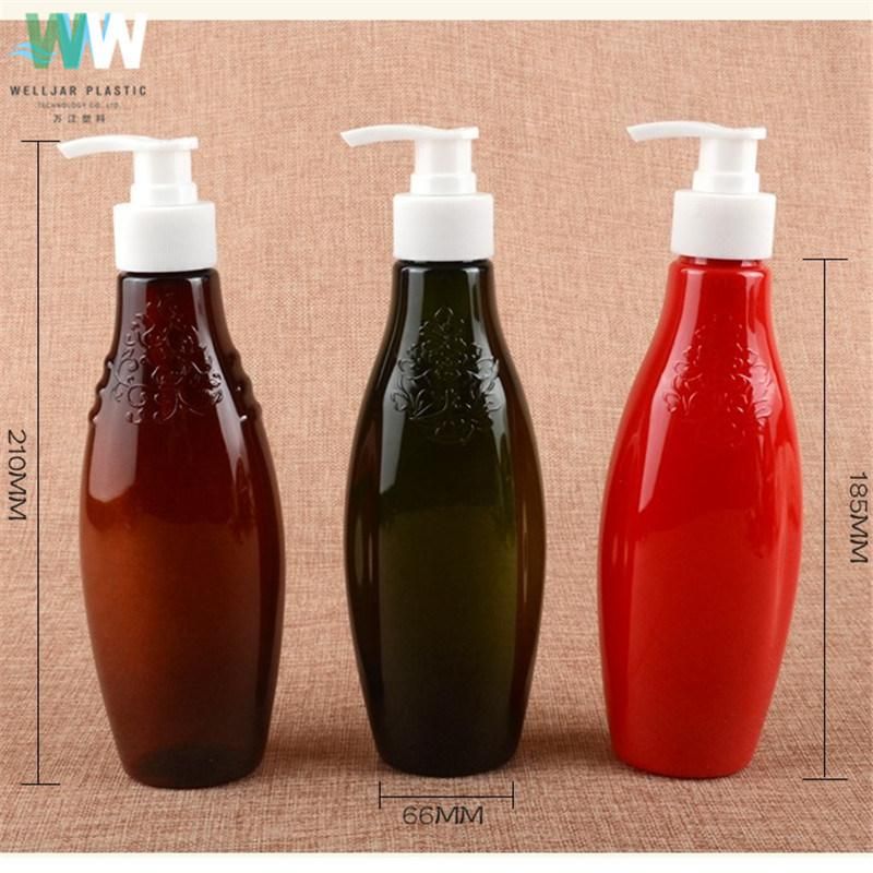 550ml Pet Shaped Empty Pump Bottle for Shampoo