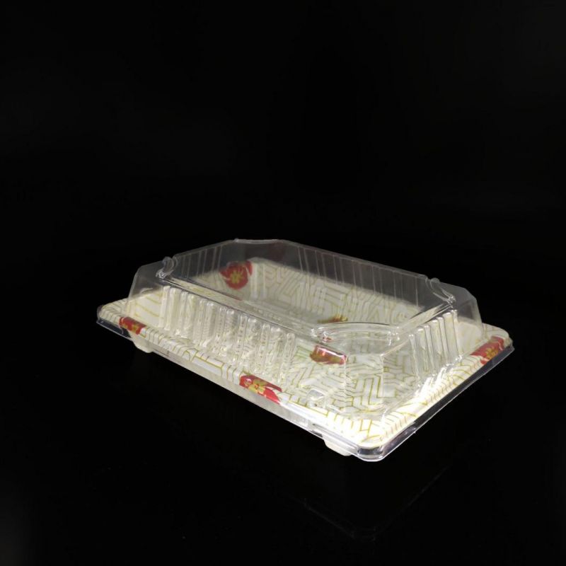Custom Supermarket Take Away Container Sushi tray Packaging Food Box