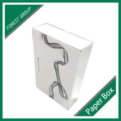 White Corrugated Cardboard Box with Logo Printing